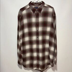 Croft & Barrow Men's Checkered Shirt - Red, Black, and White